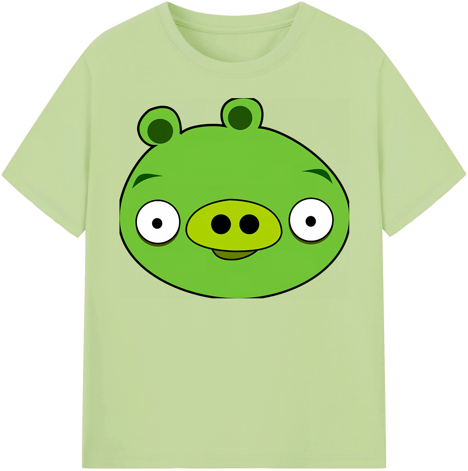 （画像用） Angry Birds アングリーバード 綿100％半袖Tシャツ（フロントプリント）